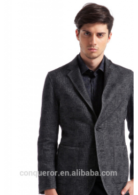 Italian gentlemen slim fit casual tweed suit 20150266