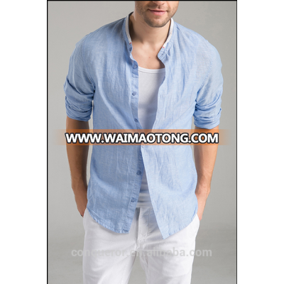 Men's white linen Shirt HOT! MSRL0046