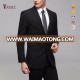 two slanted pockets fancy formal business cocktail single breast pant suit for men